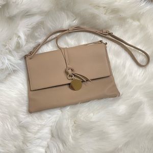 Neutral Nude Tan Crossbody Purse
